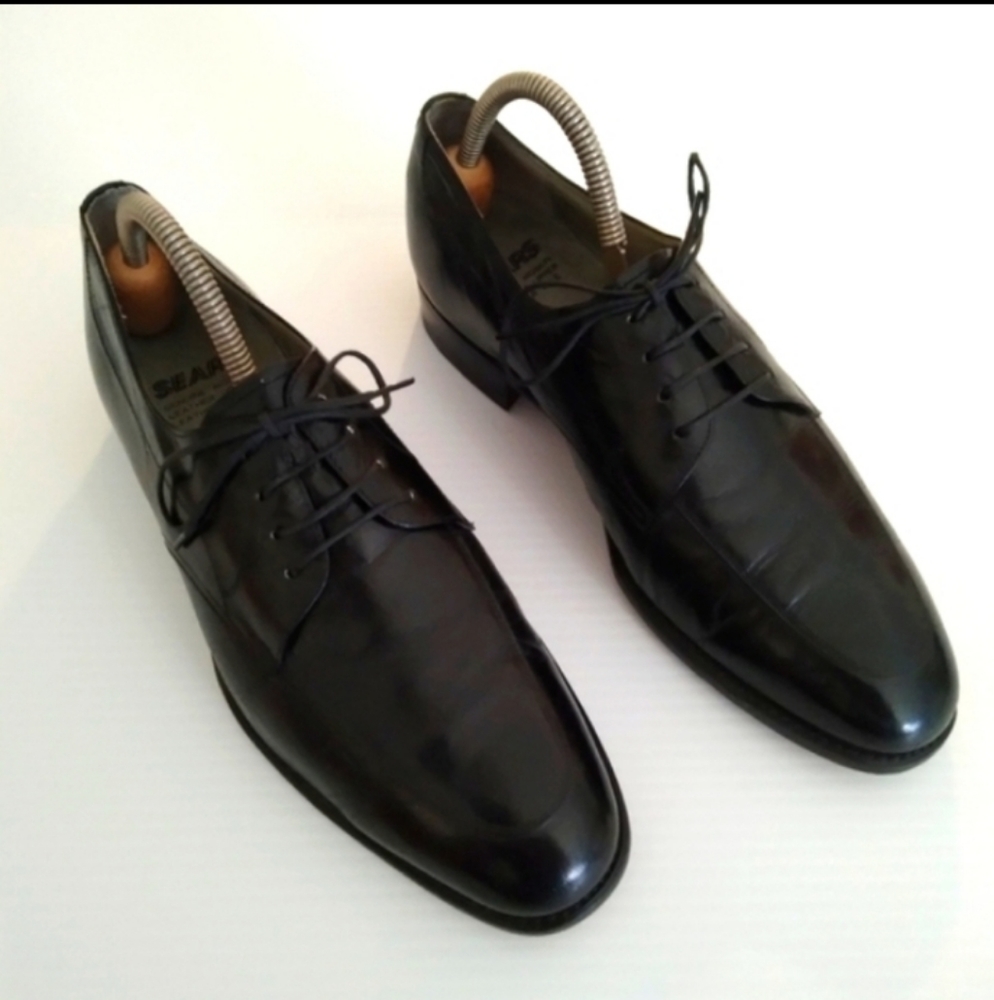 Rare* Vintage Kidskin Leather Oxfords Sz 8.5 D